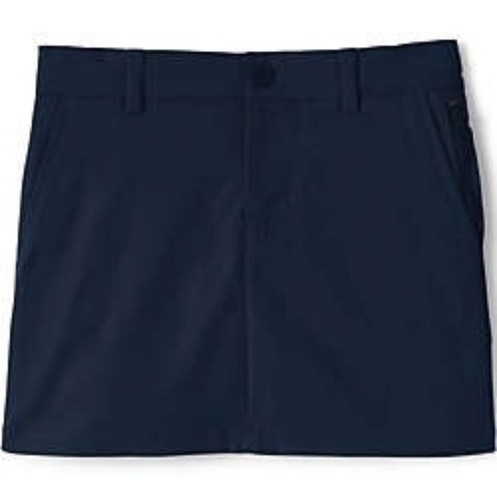 Lands' End School Uniform Women's Active Chino Skort, UN2, NWT